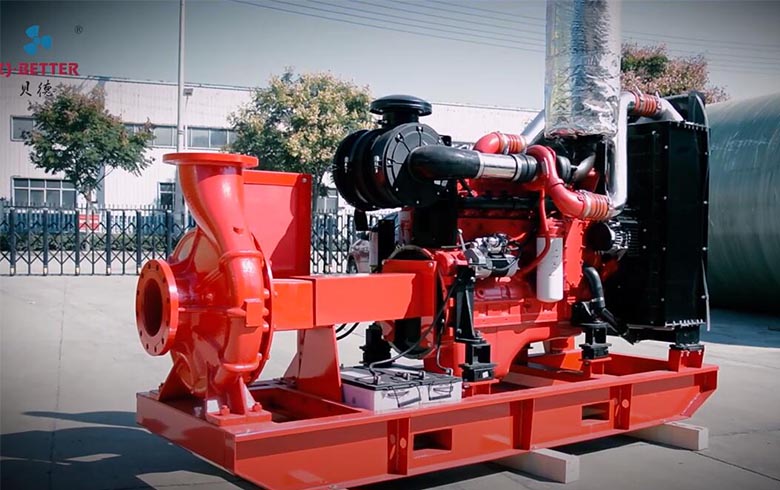 Diesel End suction Fire Pump